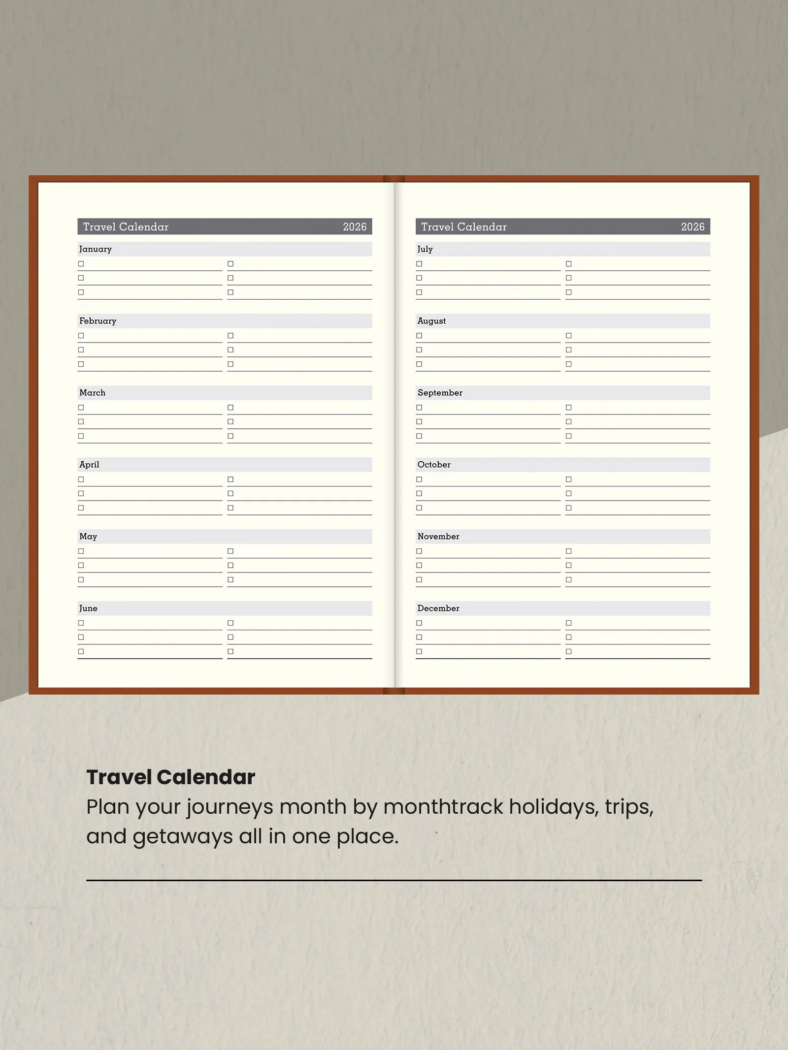 Scholar New Year Diary 2026 – Essential