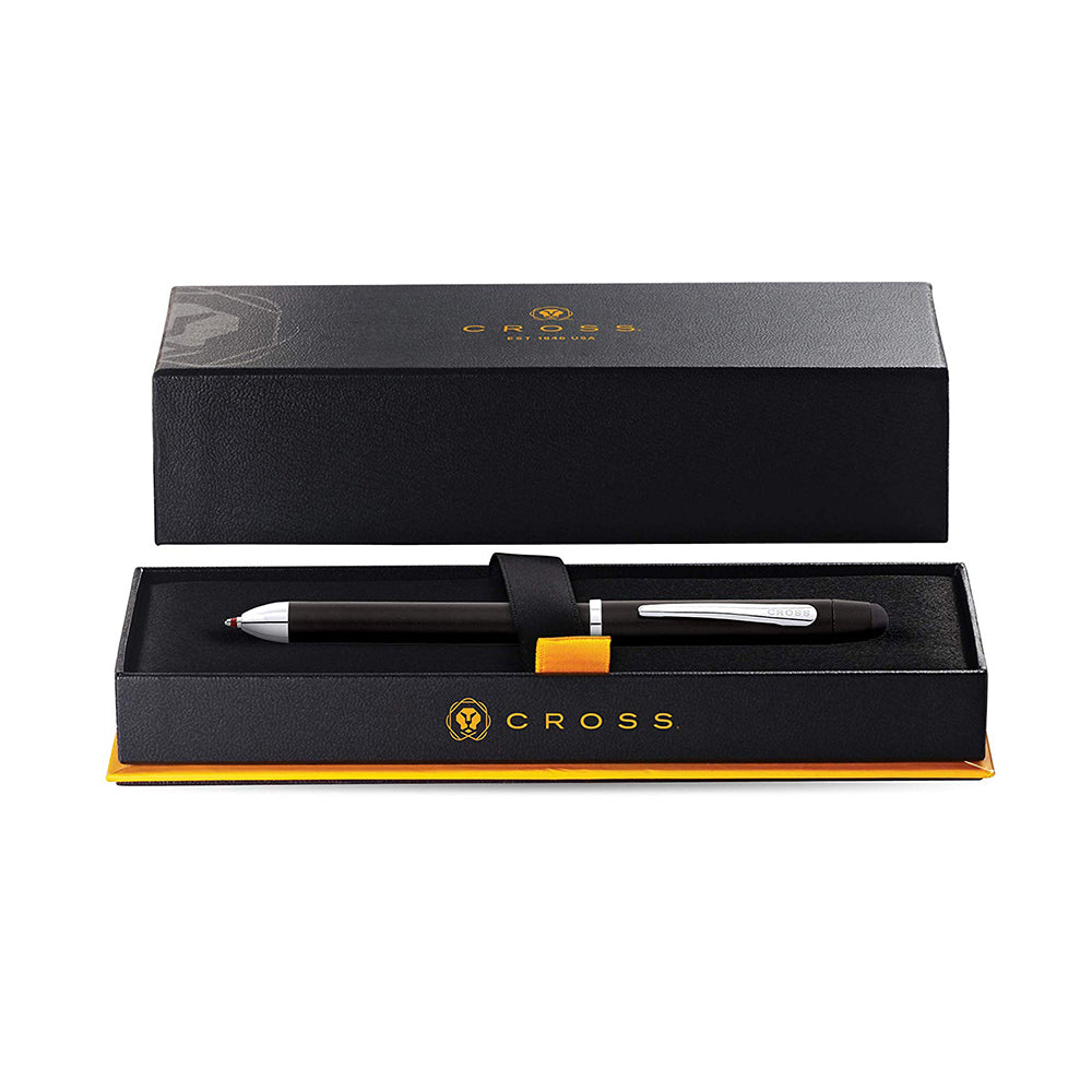 Cross Tech 3+ Multifunction Pen with Stylus Satin Black