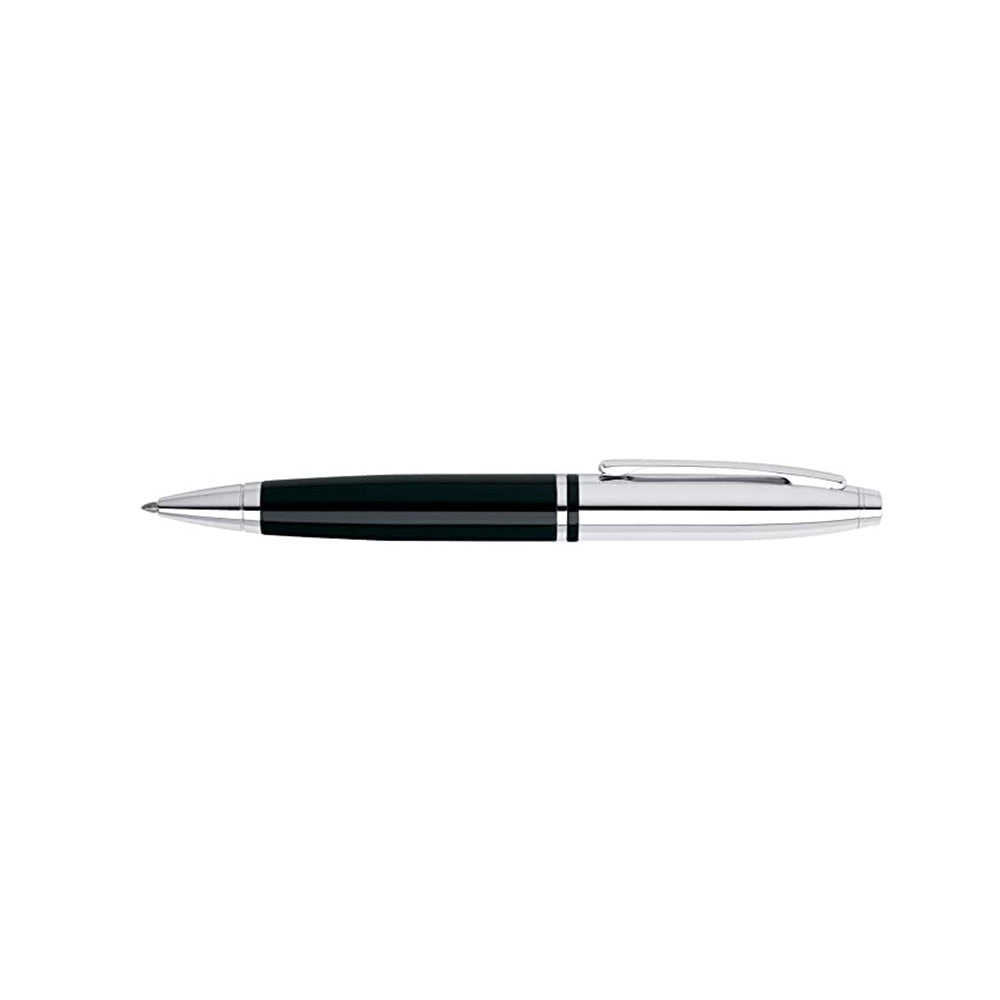 Cross Calais Ballpoint Pen Chrome & Black Lacquer