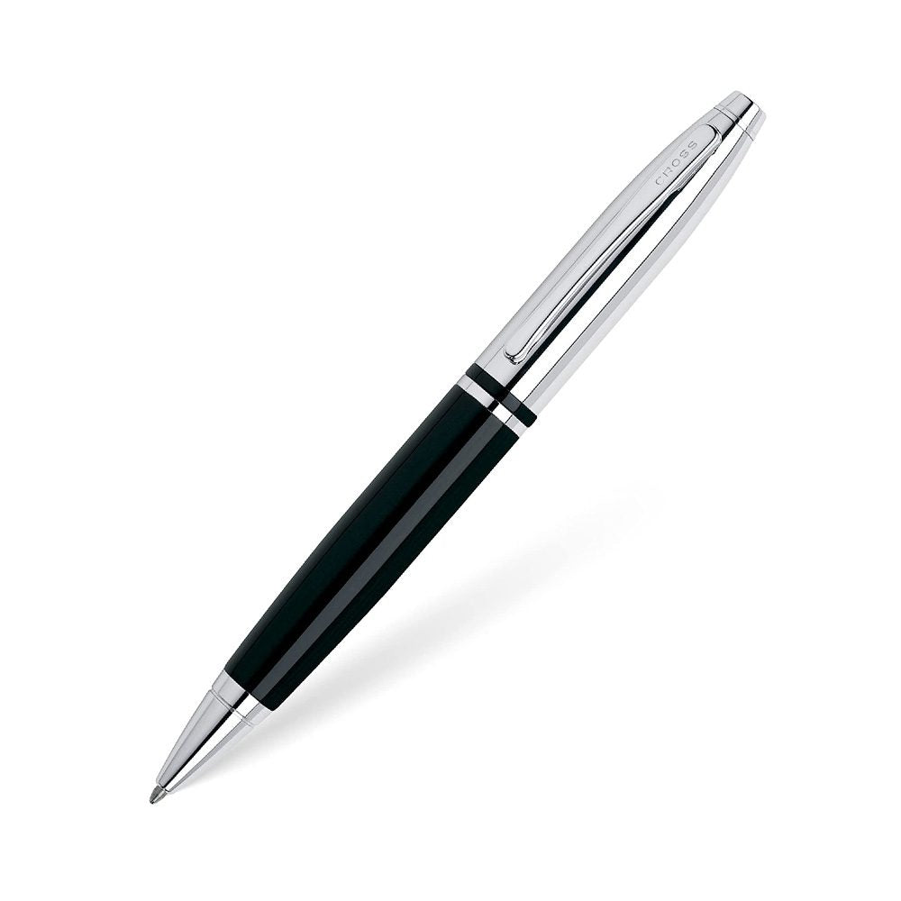 Cross Calais Ballpoint Pen Chrome & Black Lacquer