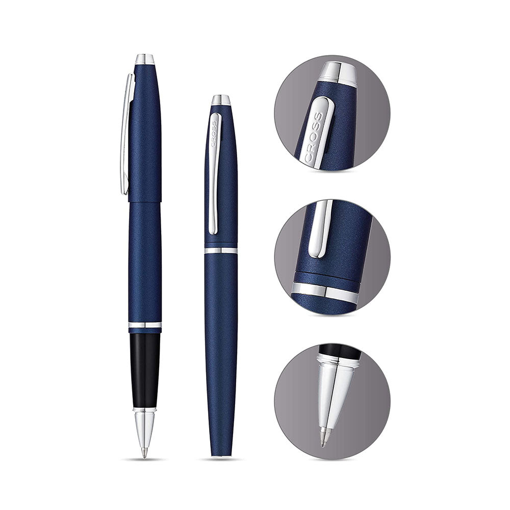 Cross Calais Rollerball Pen Matt Metallic Midnight Blue