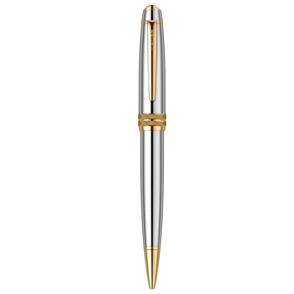 Cross Bailey Ballpoint Pen Medalist Chrome and Gold