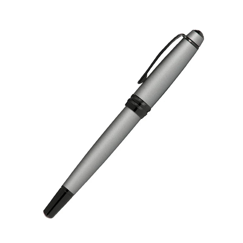 Cross Bailey Matte Gray Lacquer with Polished Black PVD Trim Rollerball Pen