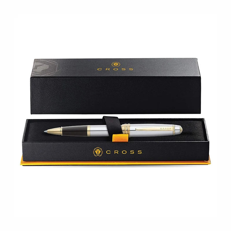 Cross Bailey Matte Gray Lacquer with Polished Black PVD Trim Rollerball Pen