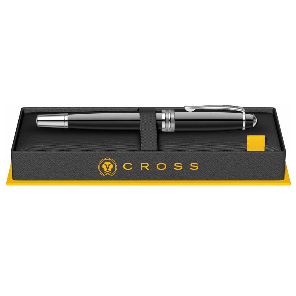 Cross Bailey Selectip Rollerball Pen Black Lacquer with Chrome Trim