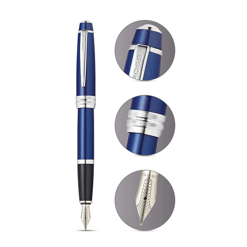 Bailey Blue Lacquer Fountain Pen