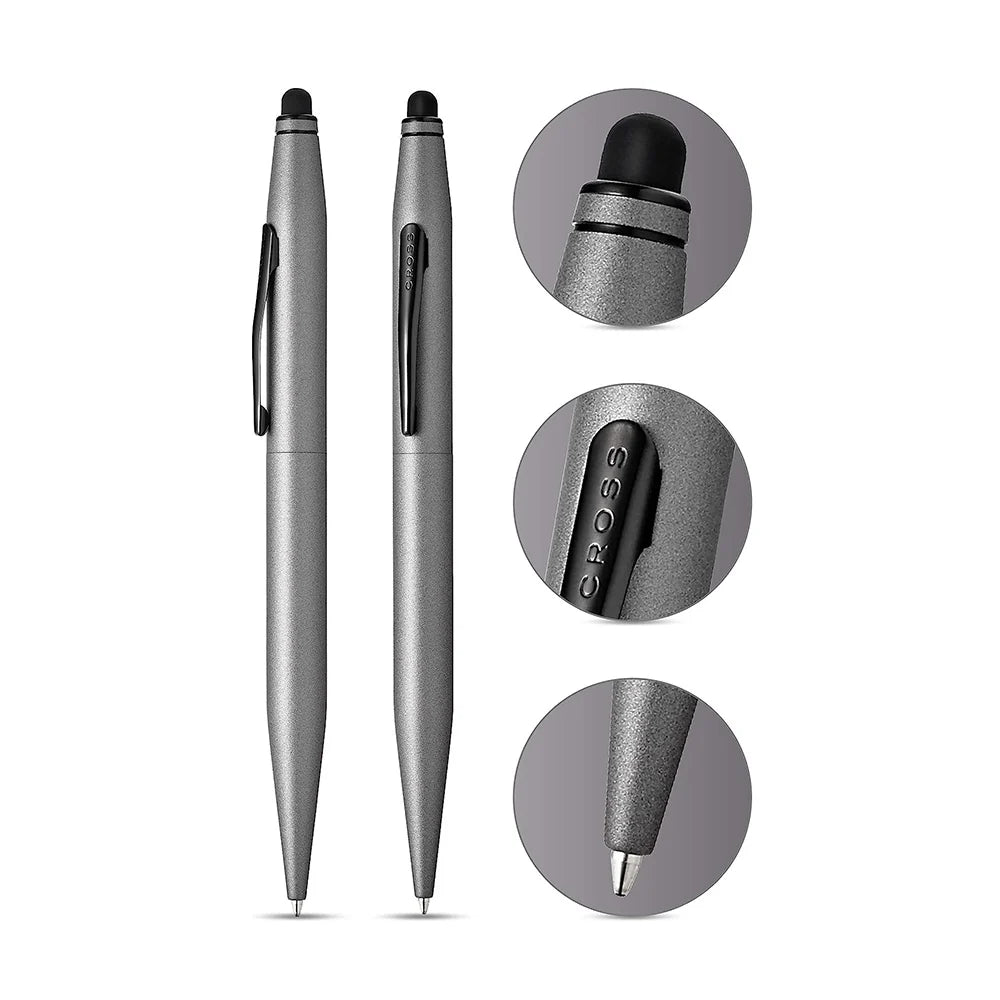 Tech2 Satin Titanium Gray Dual-function Pen