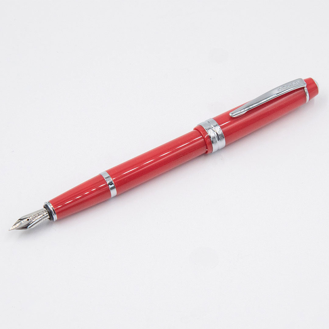 Cross Bailey Light Fountain Pen Red with Chrome Trim