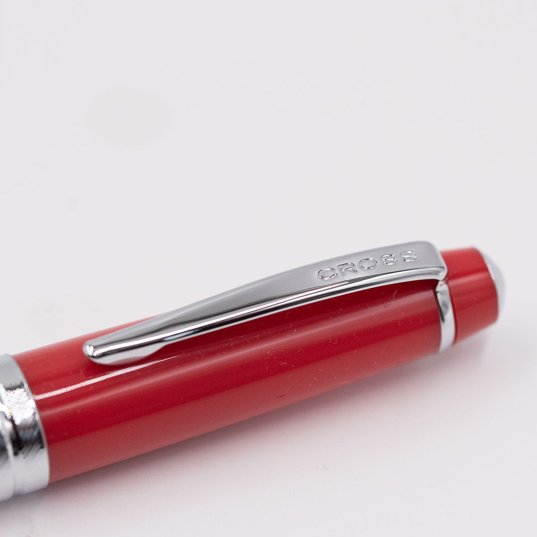 Cross Bailey Light Fountain Pen Red with Chrome Trim