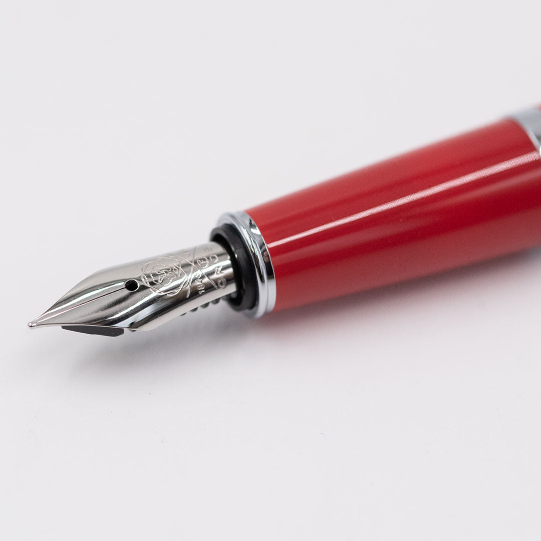 Cross Bailey Light Fountain Pen Red with Chrome Trim