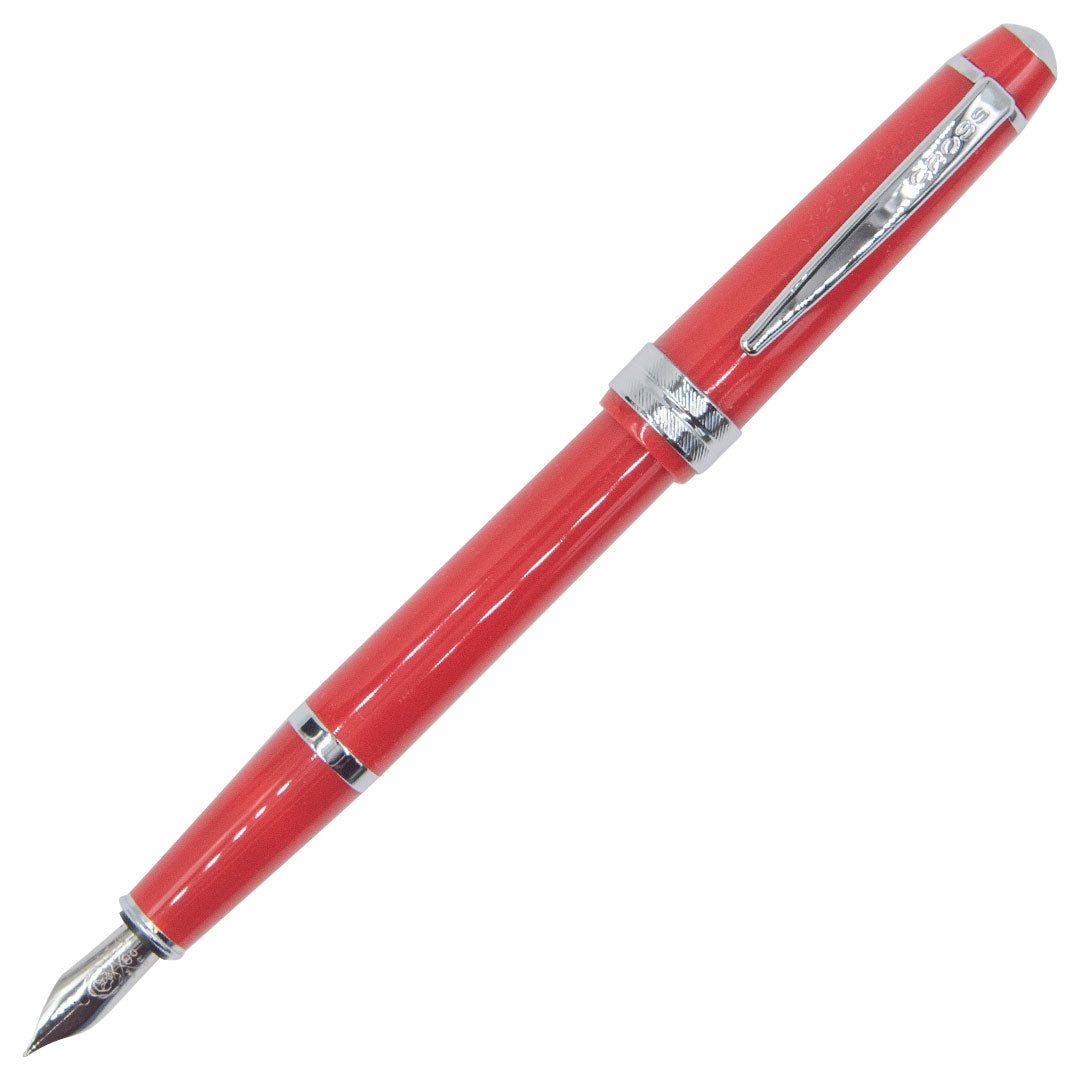 Cross Bailey Light Fountain Pen Red with Chrome Trim