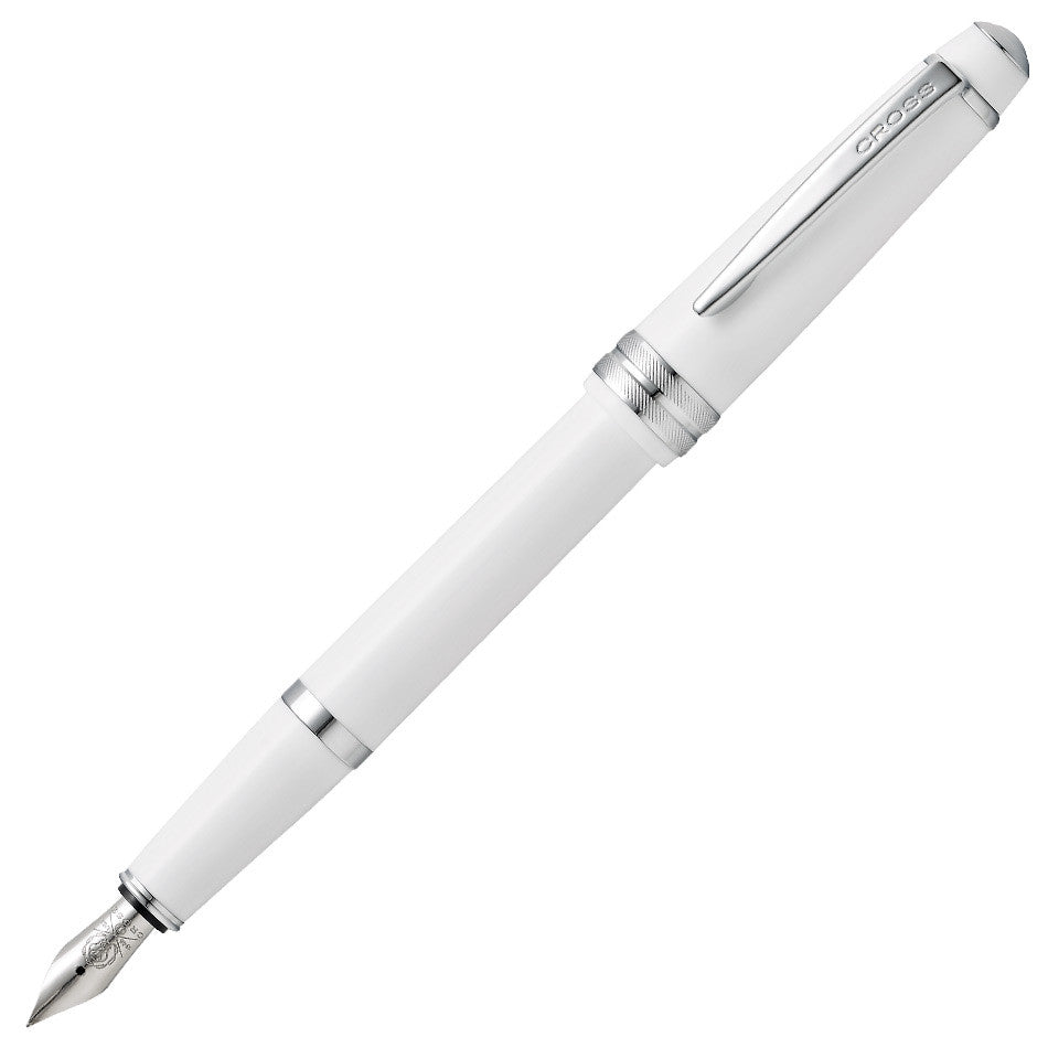 Cross Bailey Light Fountain Pen White with Chrome Trim