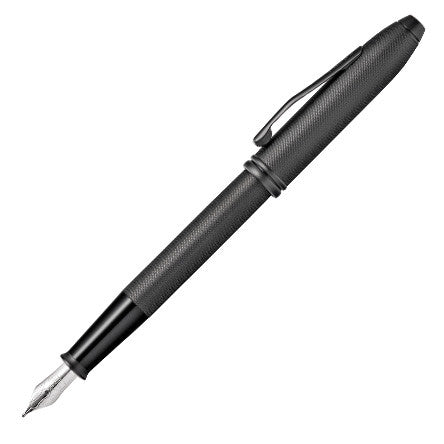 Cross Townsend Fountain Pen Black Micro Knurl