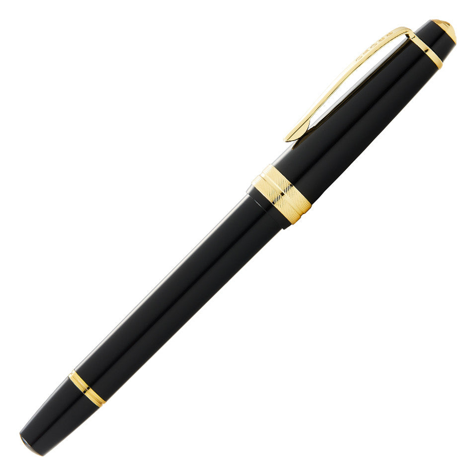 Cross Bailey Light Rollerball Pen Black with Gold Trim