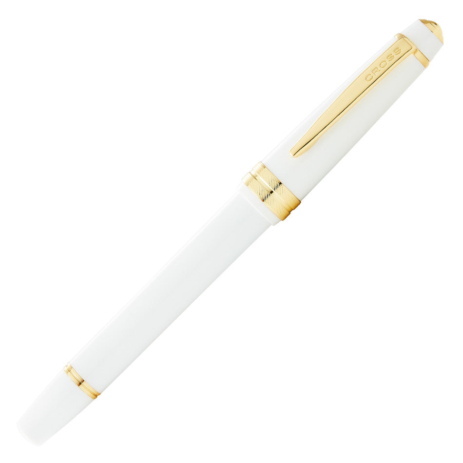 Cross Bailey Light Rollerball Pen White with Gold Trim