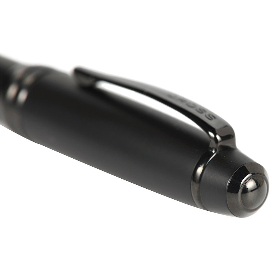 Cross Bailey Ballpoint Pen Black Lacquer with Black Trim