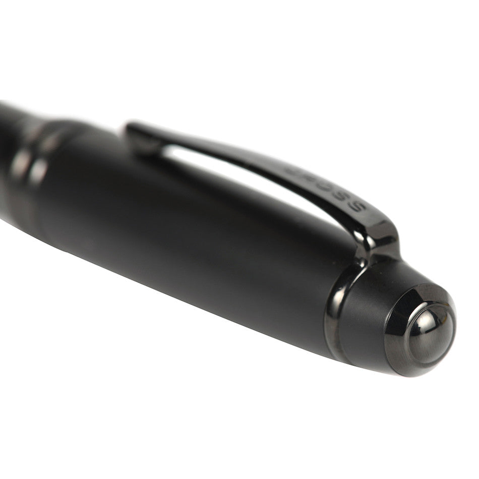 Cross Bailey Rollerball Pen Black Lacquer with Black Trim