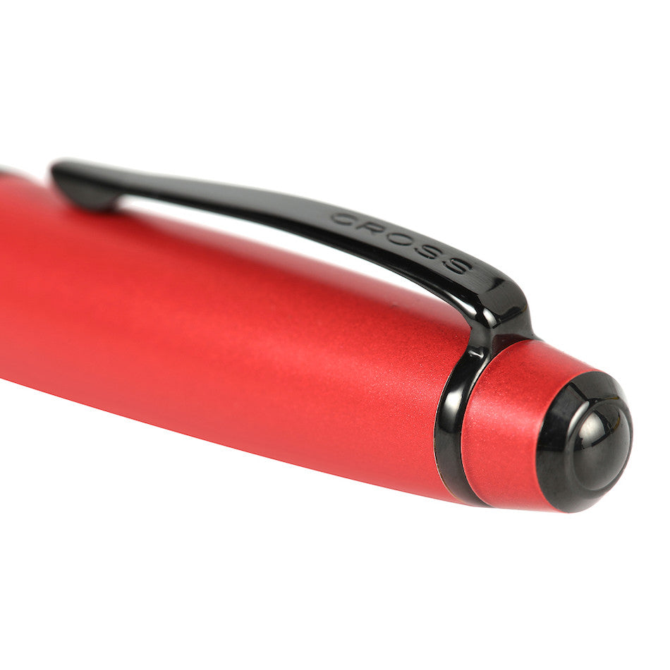 Cross Bailey Rollerball Pen Red Lacquer with Black Trim