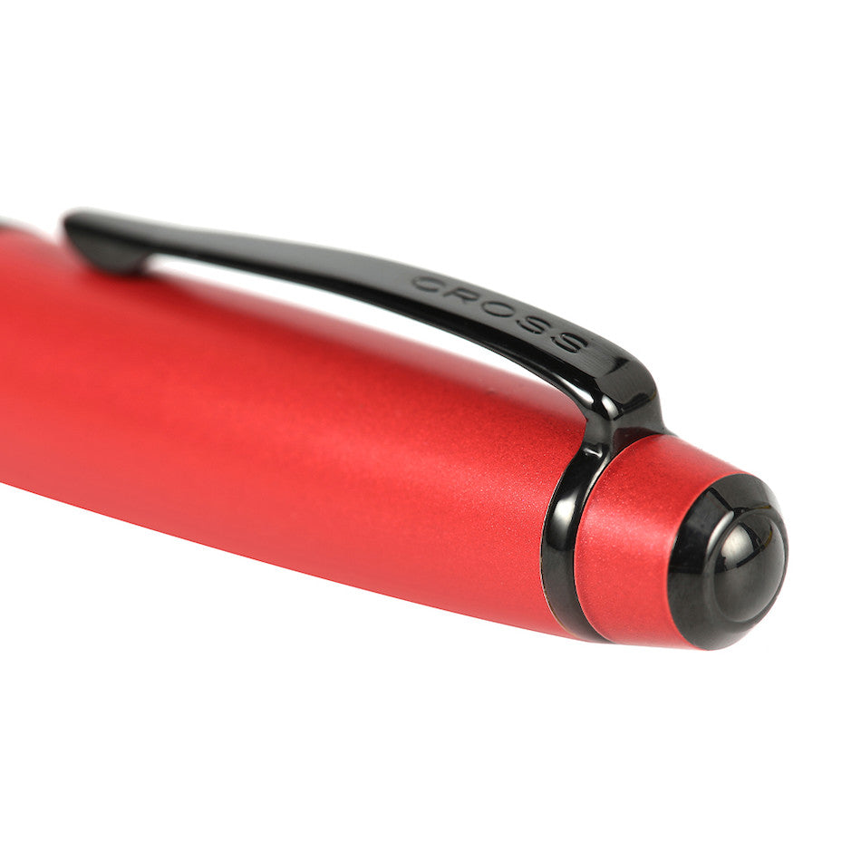 Cross Bailey Fountain Pen Red Lacquer with Black Trim