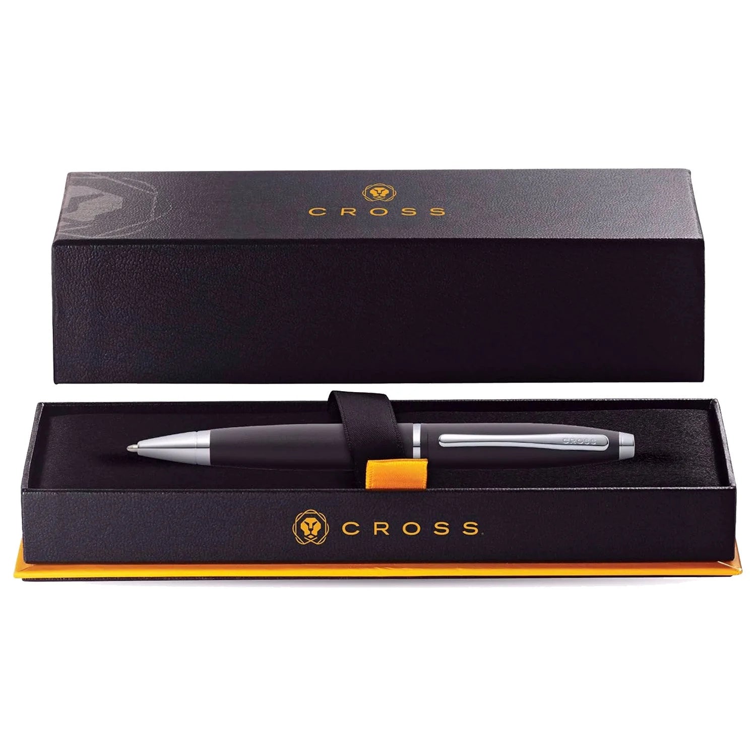 Cross Calais Ballpoint Pen Matt Black with Chrome Trim