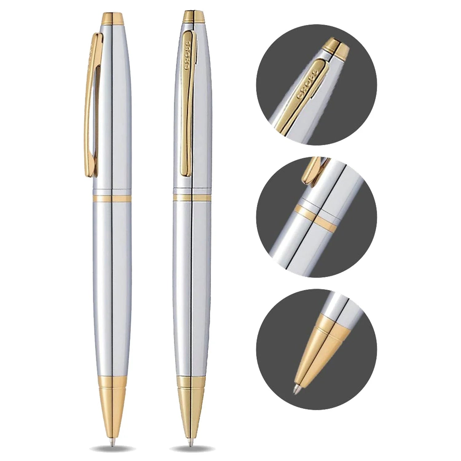 Cross Calais Medalist Ballpoint Pen Chrome