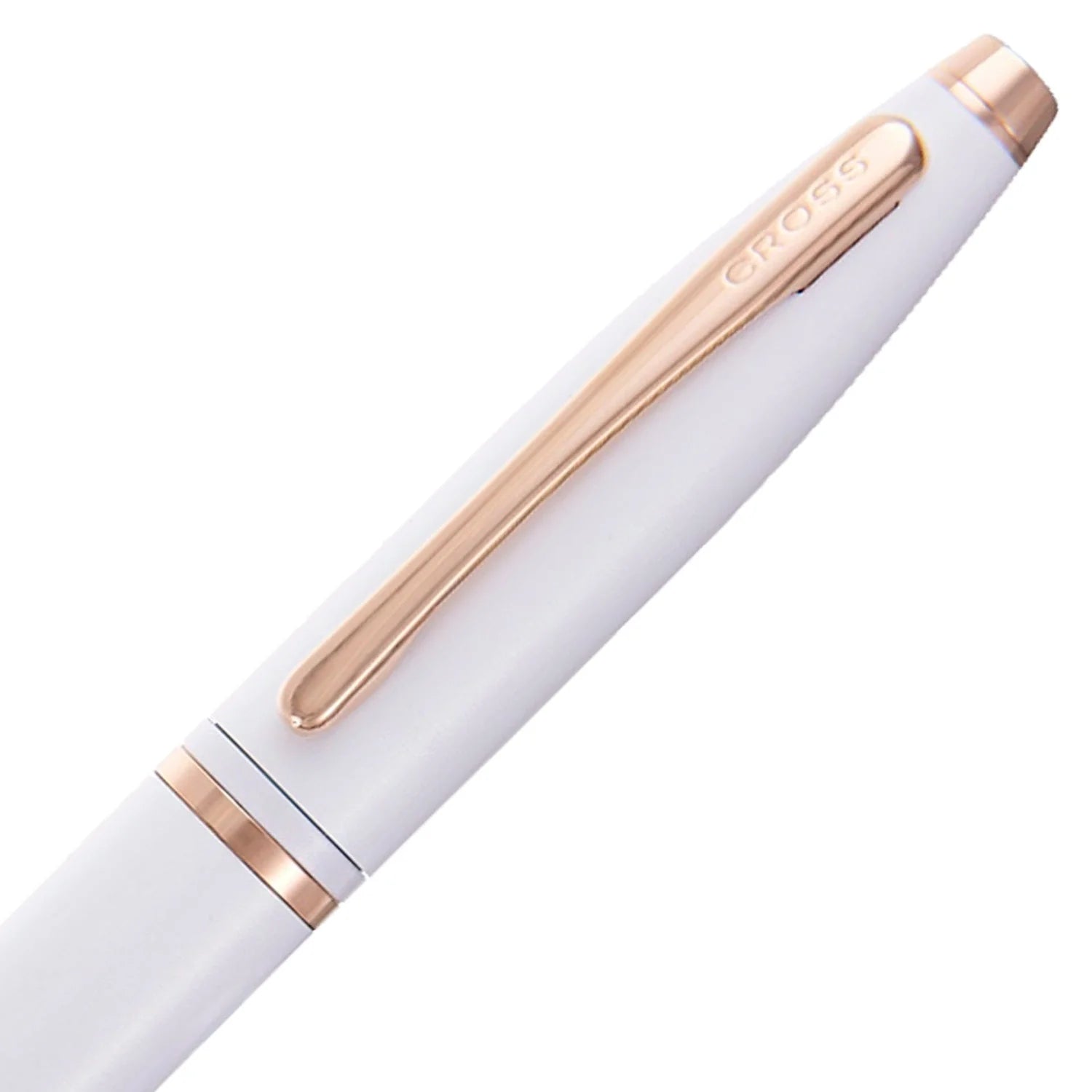 Cross Calais Ballpoint Pen Pearlescent White Lacquer