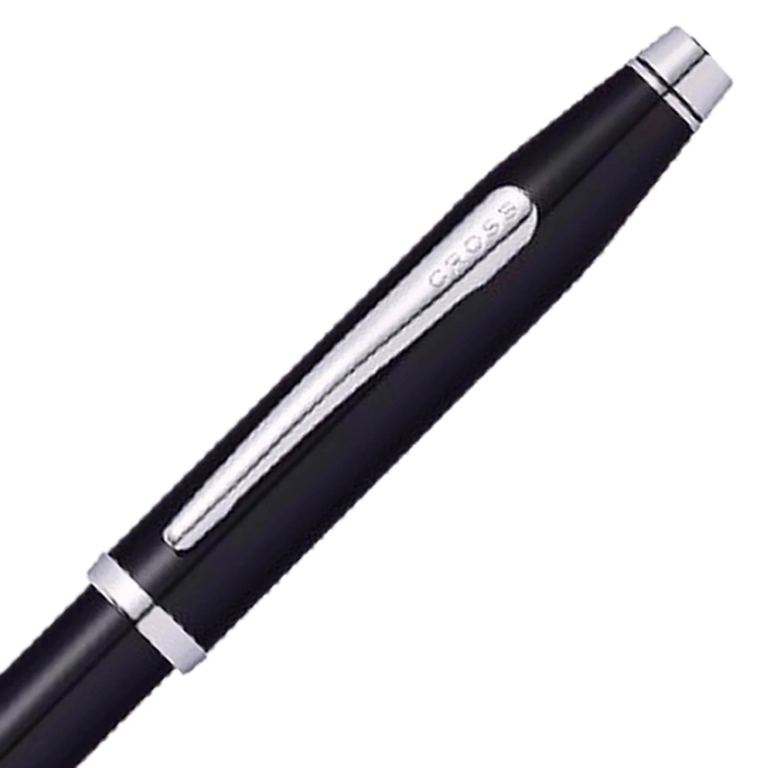 Cross Century II Ballpoint Pen Black Lacquer with Rose Chrome Trim