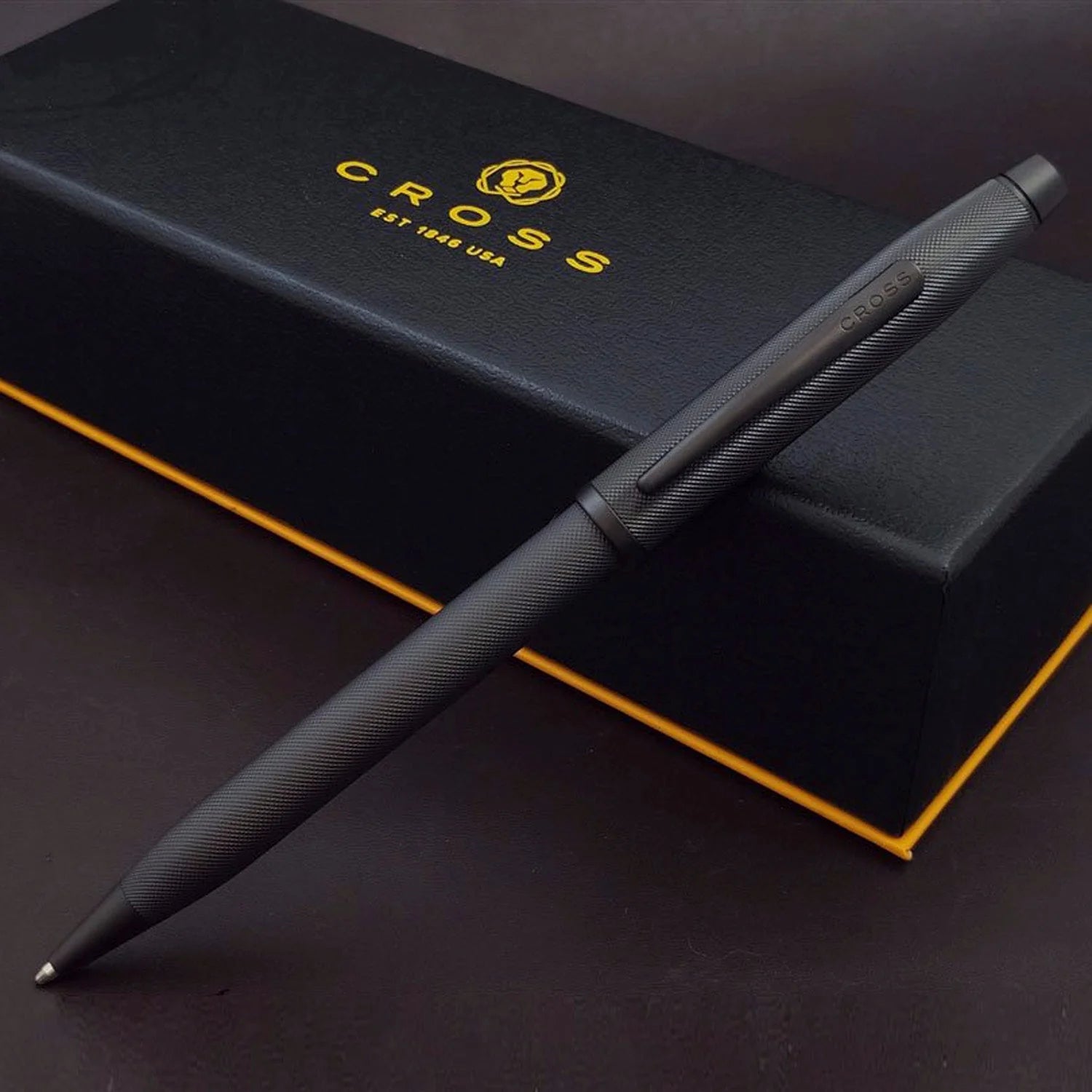 Cross Century II Ballpoint Pen Black Micro Knurl