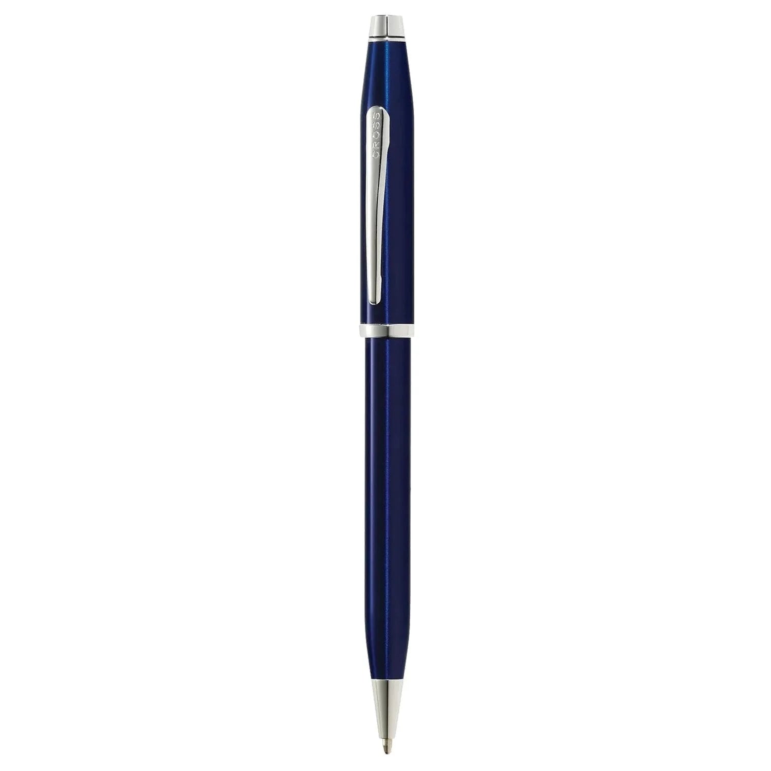 Cross Century II Ballpoint Pen Blue Lacquer with Rose Chrome Trim