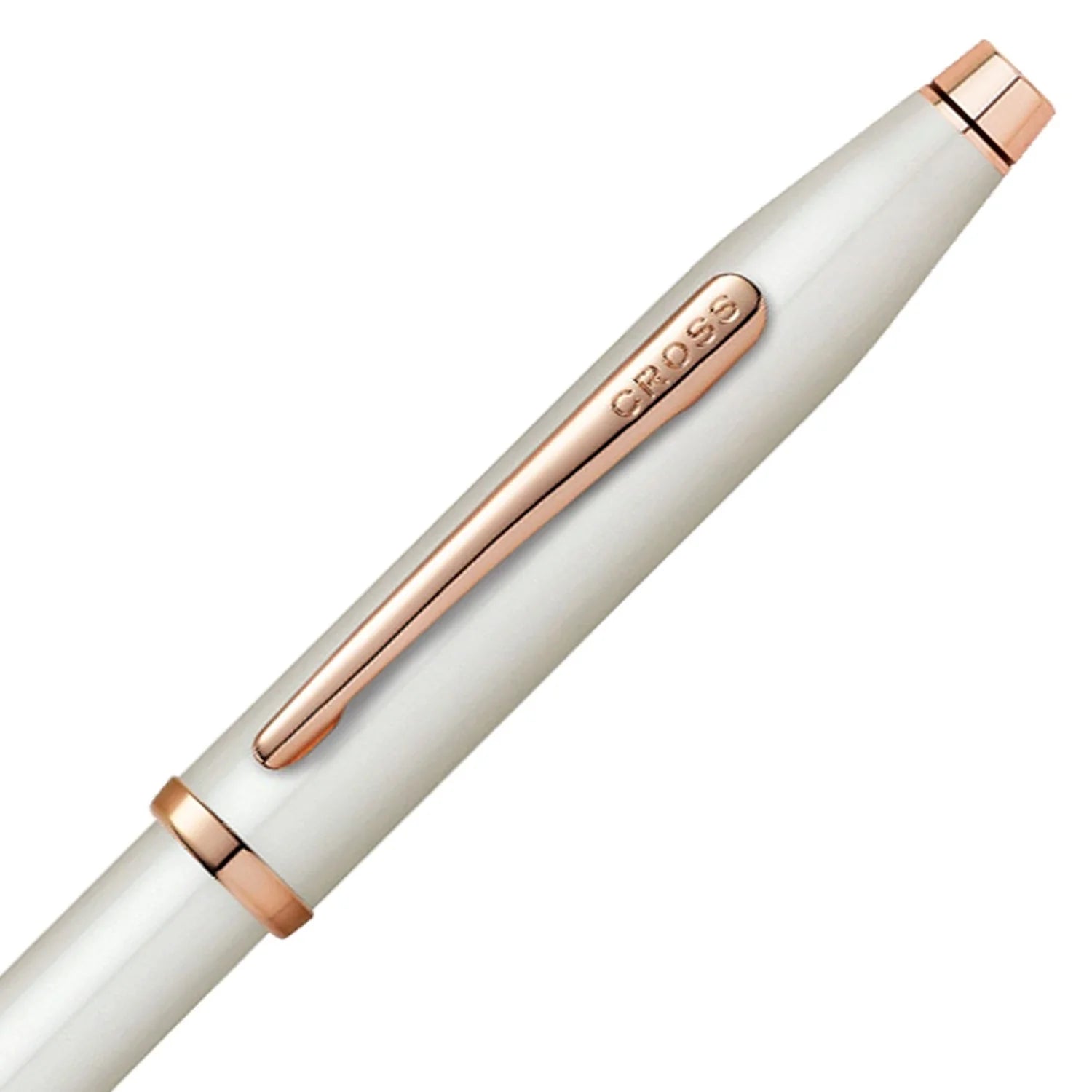 Cross Century II Ballpoint Pen Pearlescent White Lacquer