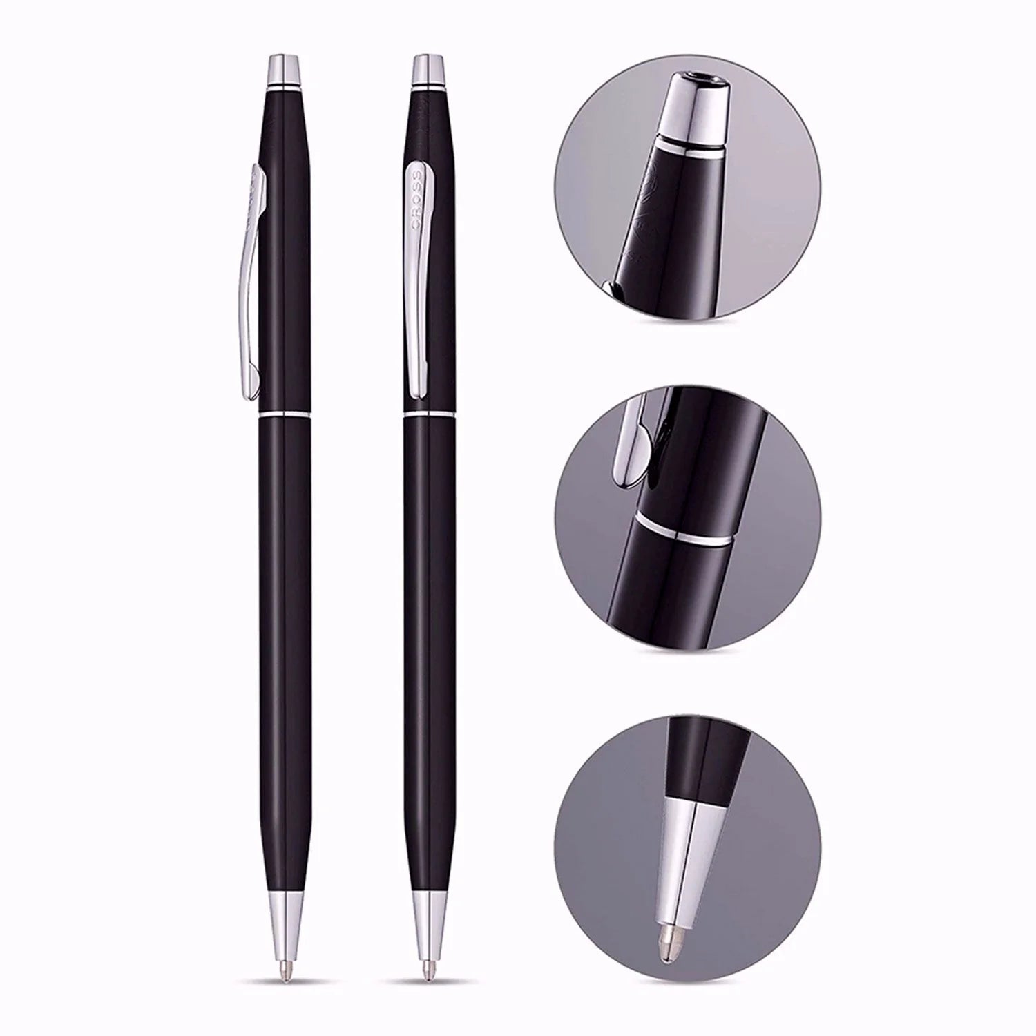 Cross Classic Century Ballpoint Pen Black Lacquer and Chrome