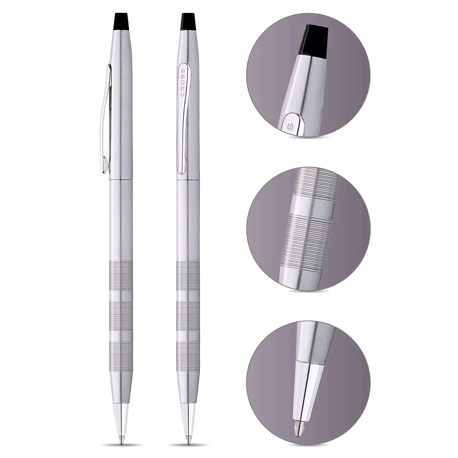Cross Classic Century Ballpoint Pen Brushed Chrome