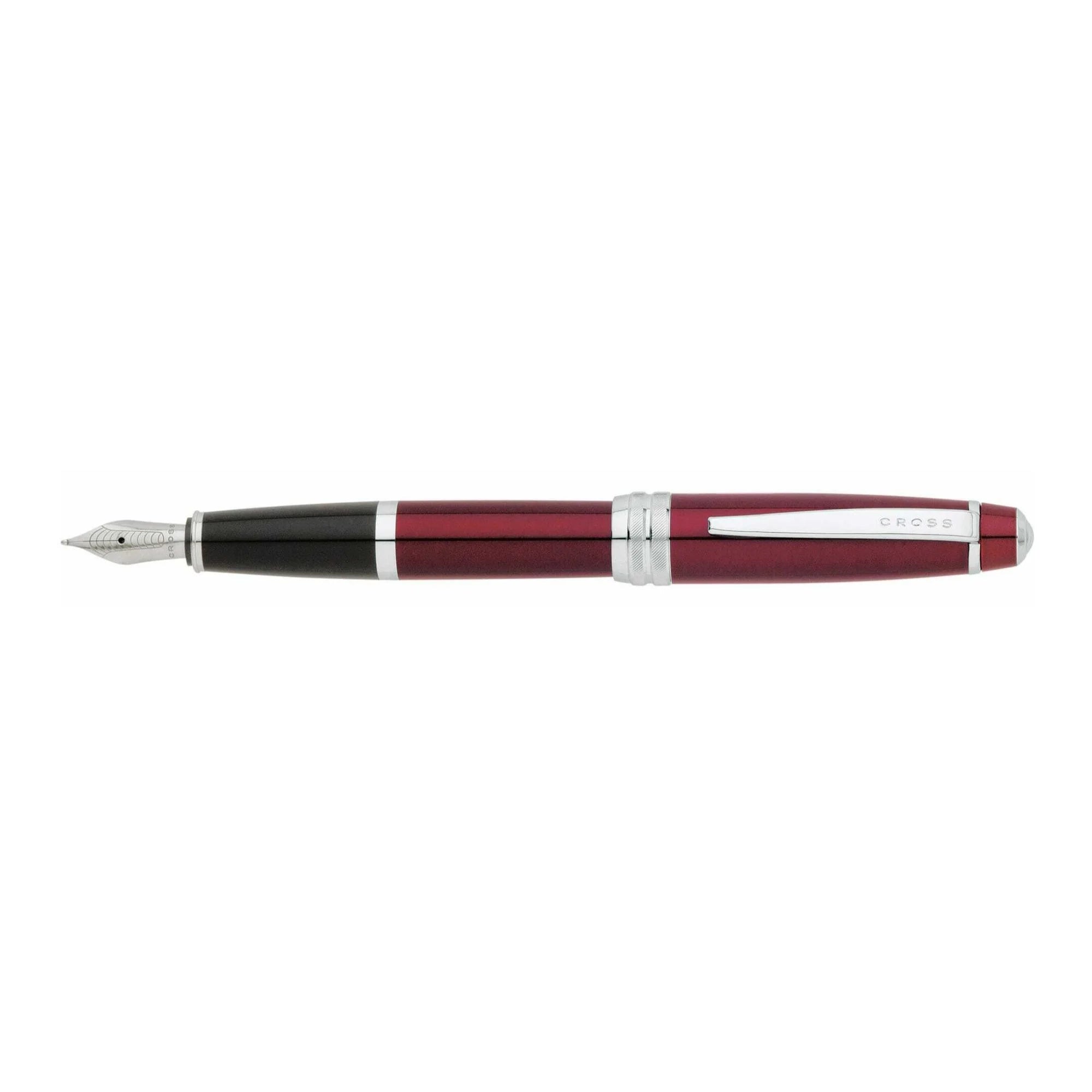 Cross Bailey Fountain Pen Red Lacquer with Chrome Trim
