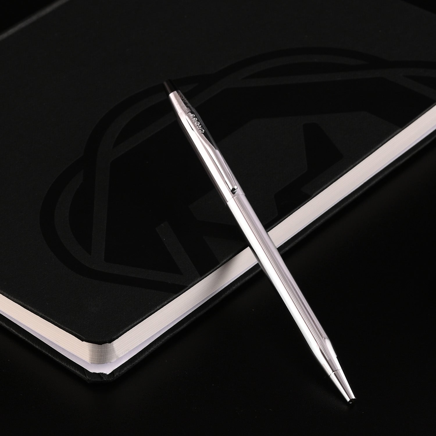 Cross Gift Set - Century Chrome Ball Pen with Black A5 Journal