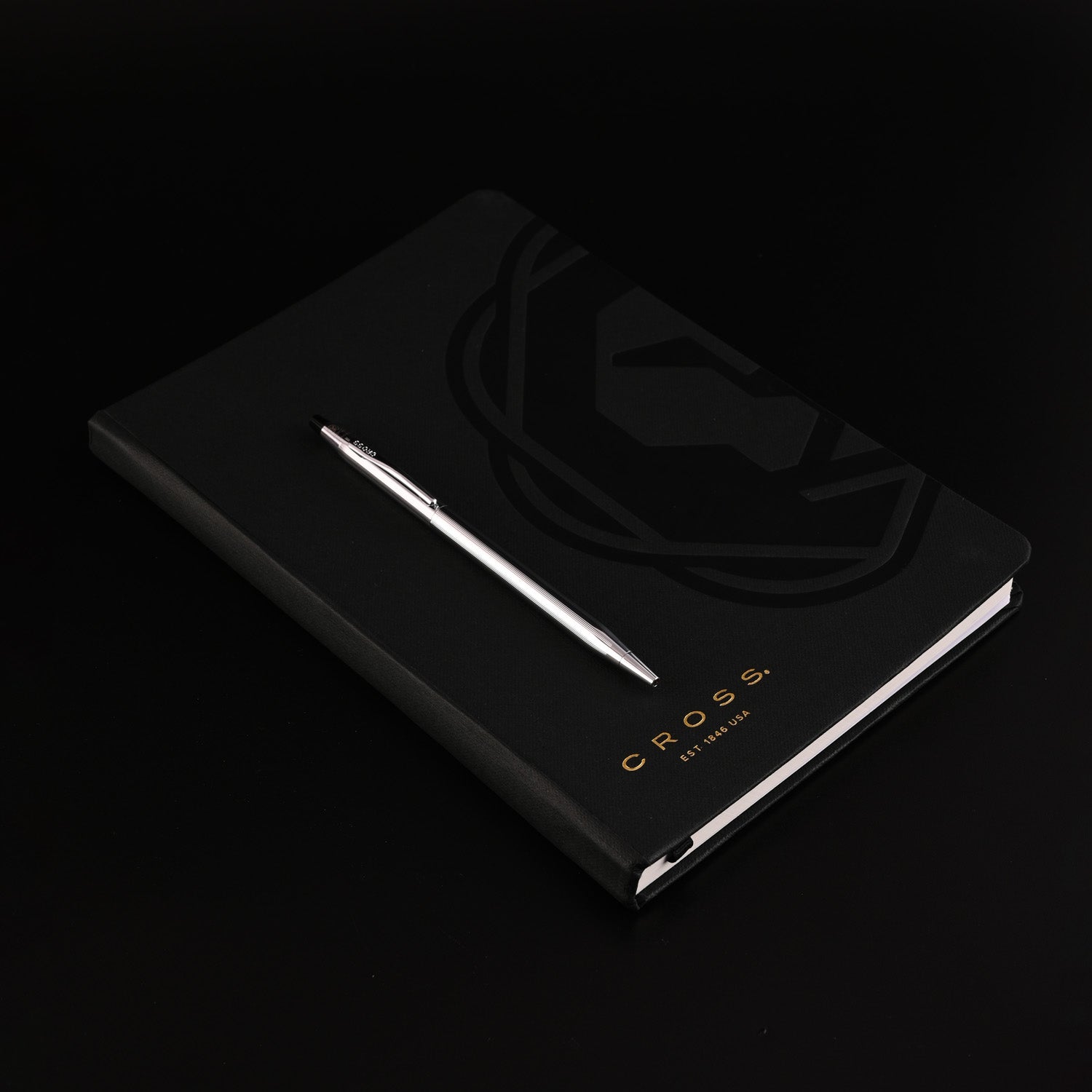 Cross Gift Set - Century Chrome Ball Pen with Black A5 Journal
