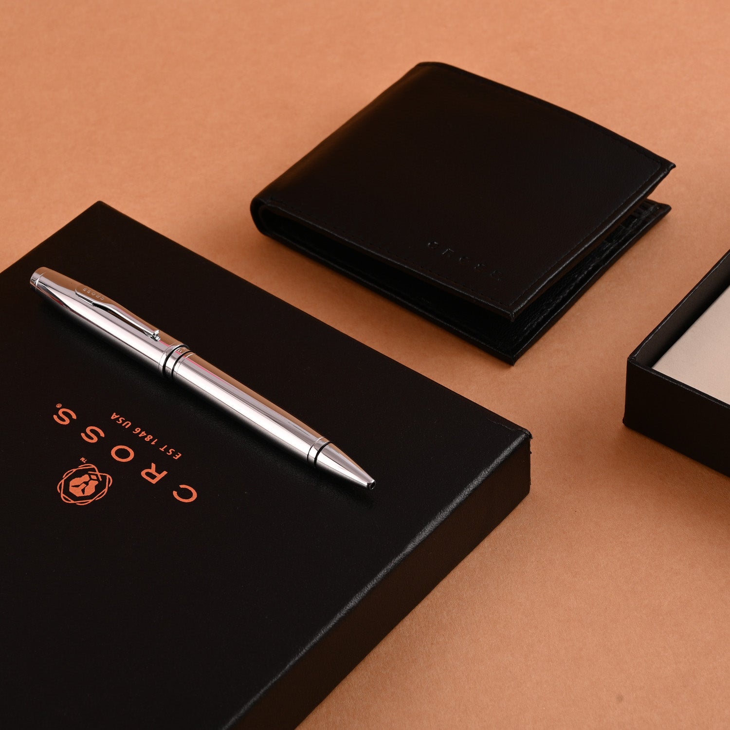 Cross Gift Set - Coventry Chrome Ball Pen with Wallet