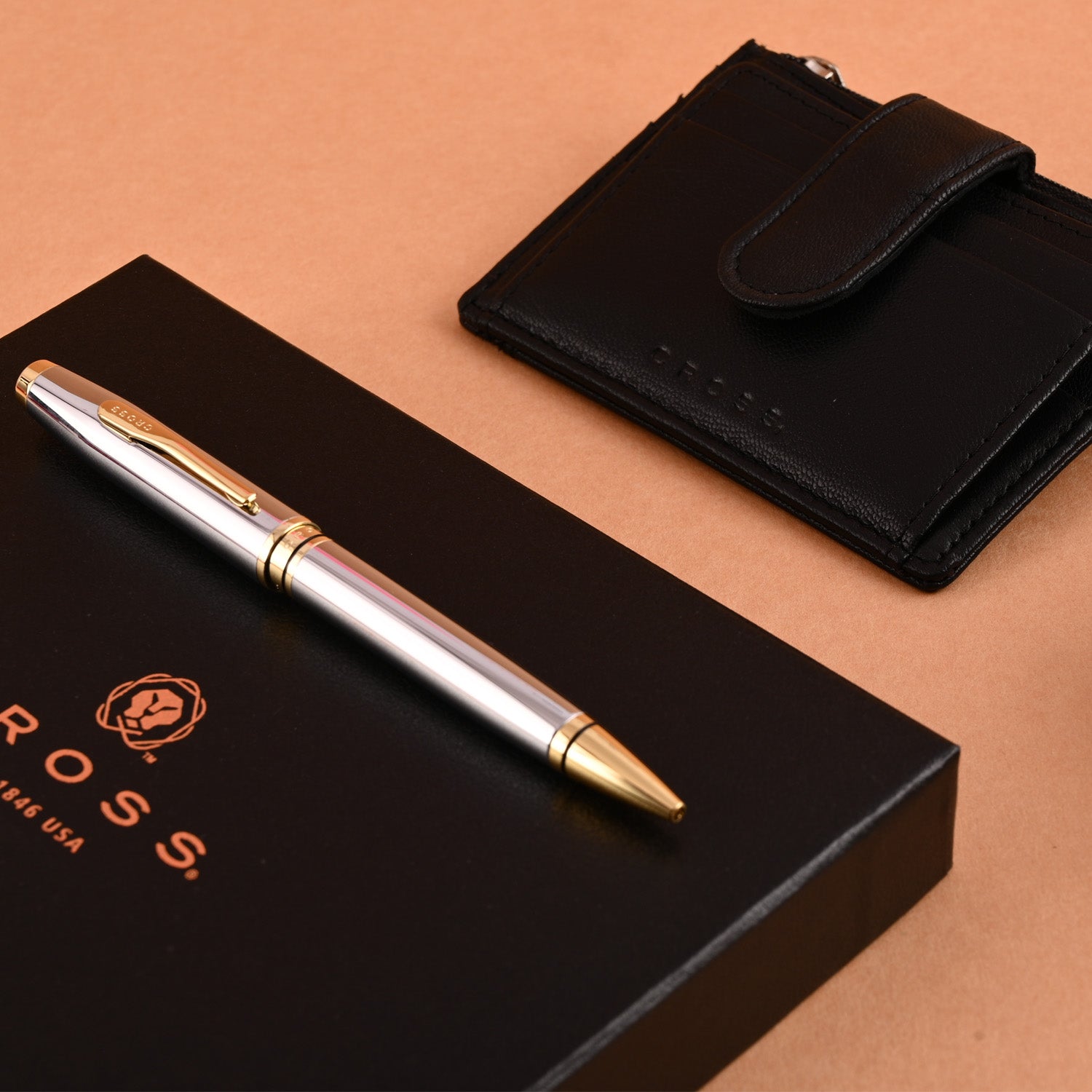 Cross Gift Set - Coventry Medalist Ball Pen with Card Holder