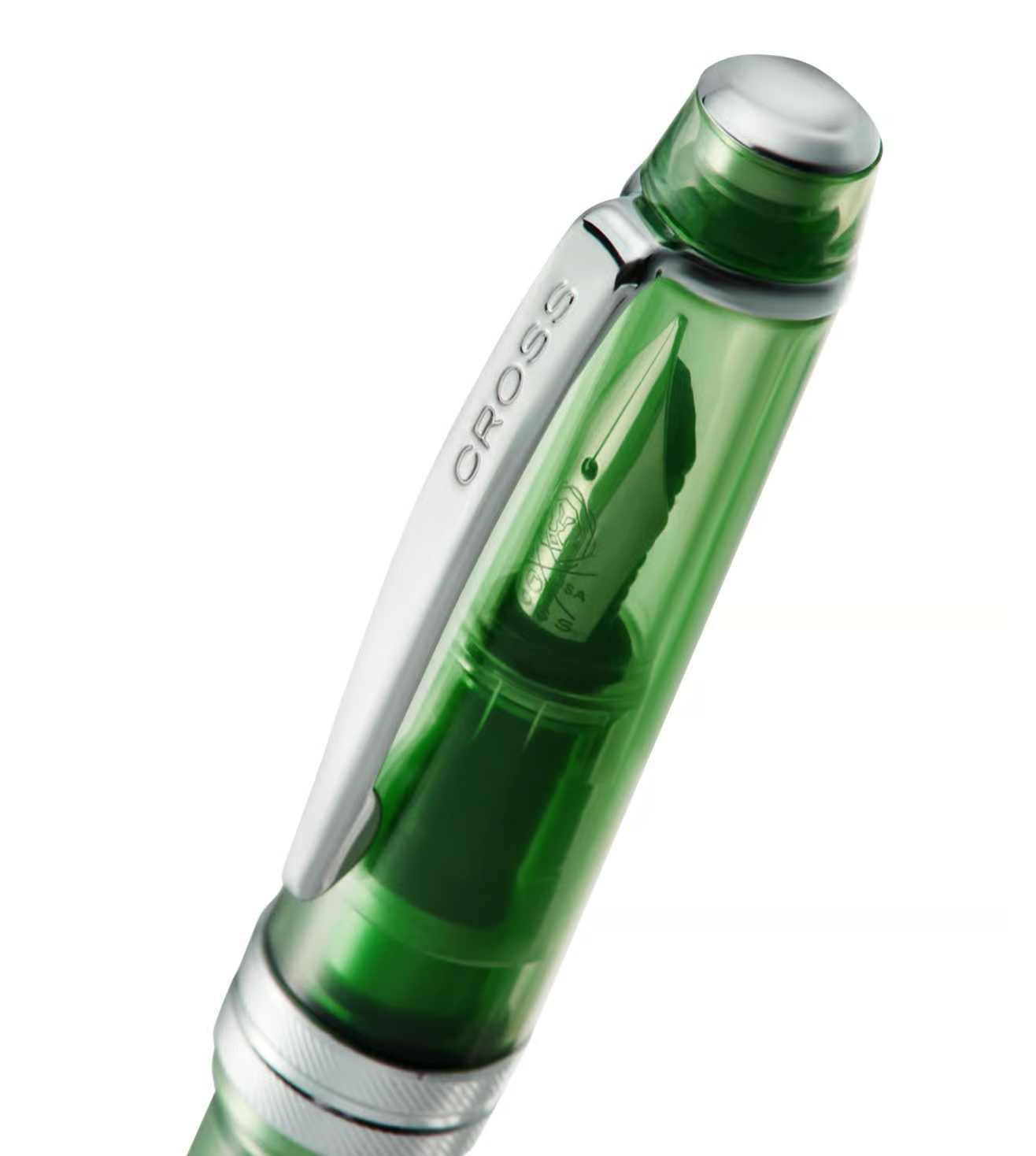 CROSS Green Bailey Light Translucent Resin Fountain Pen