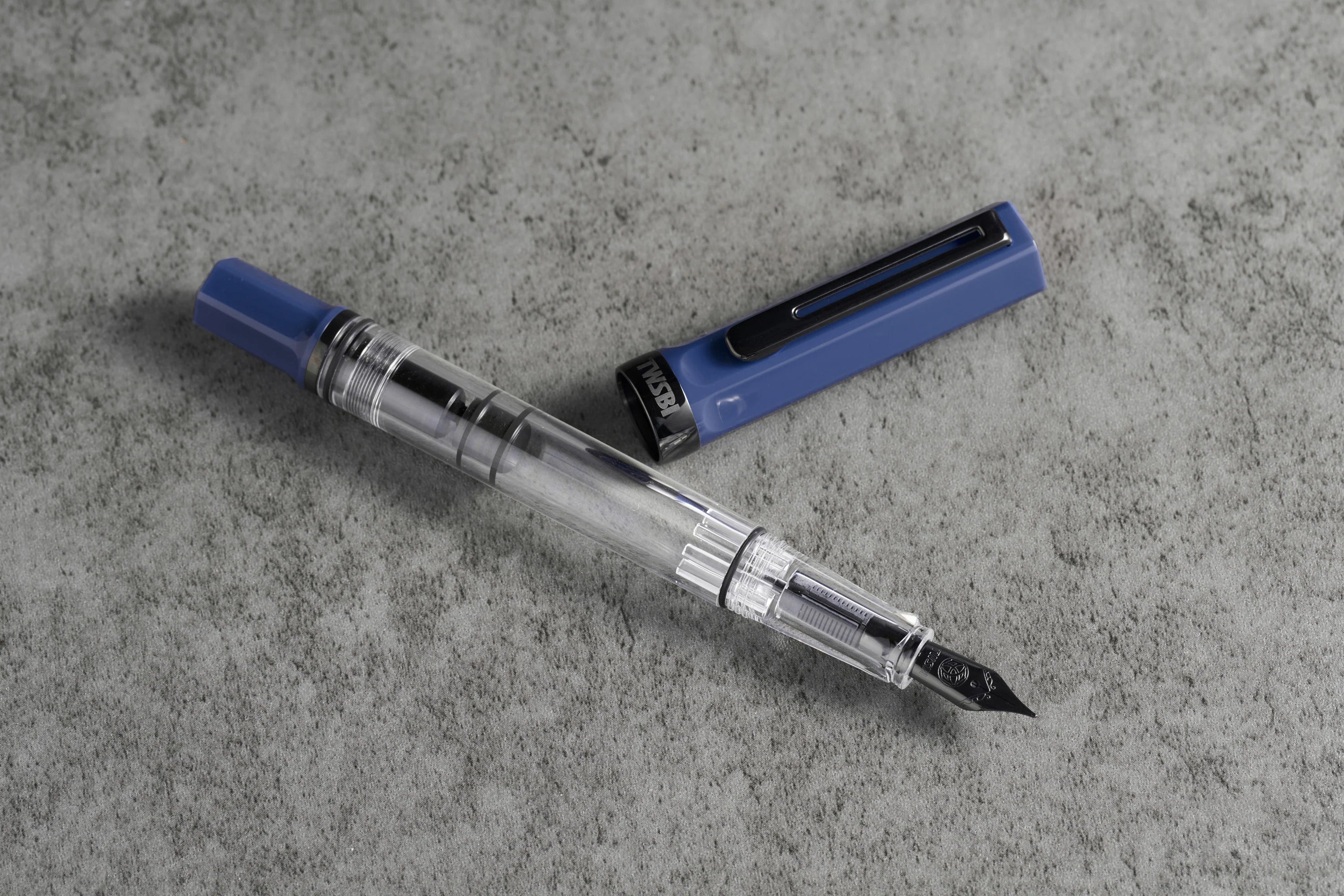 TWSBI ECO Slate Blue w/ Onyx Fountain Pen