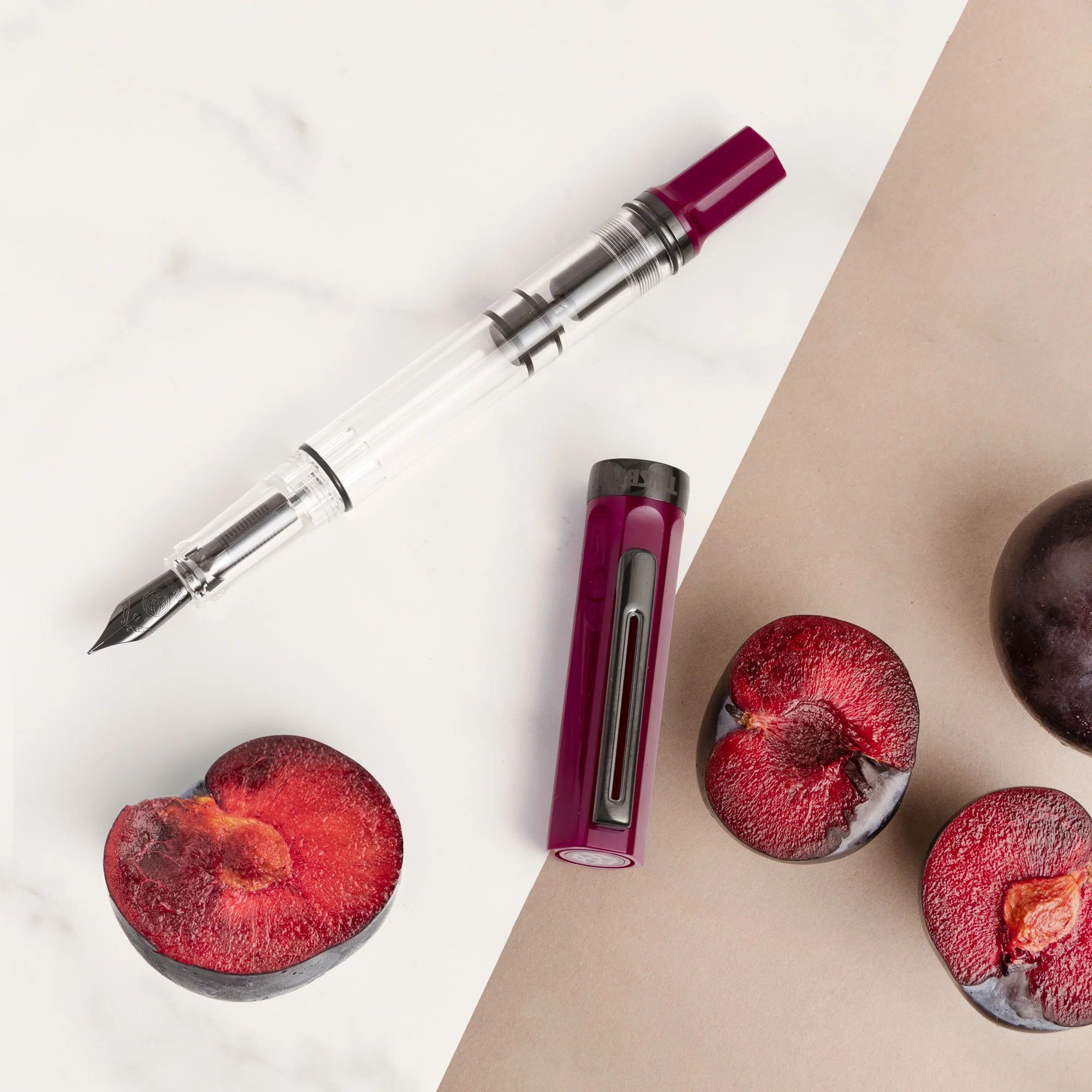 TWSBI ECO Plum W/OYON Fountain Pen