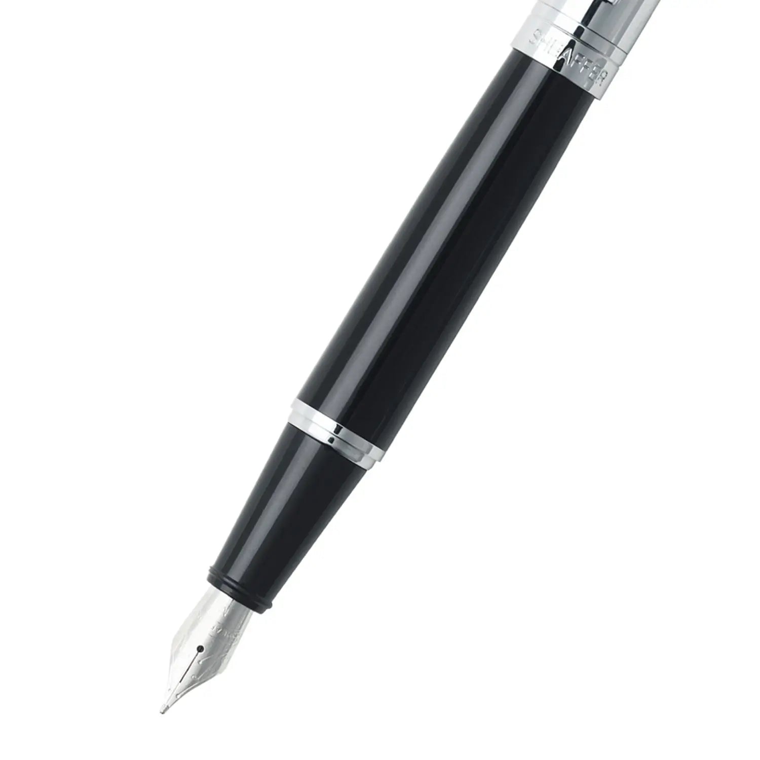 Sheaffer Gift Set ft. Glossy Black S300 with Chrome Trim as Set of 2 pens -  Ballpoint Pen & Fountain pen (M)