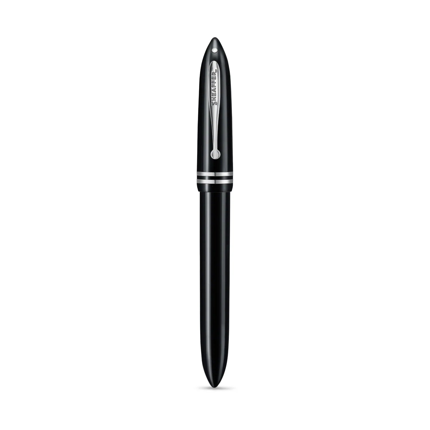 SHEAFFER BALANCE III GLOSSY BLACK AND CHROME TRIMS ROLLERBALL PEN