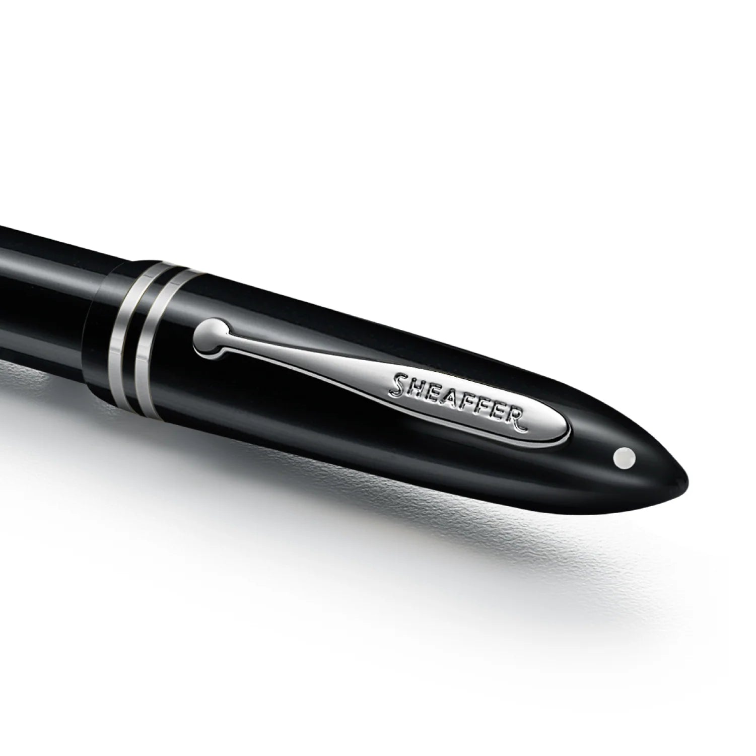 SHEAFFER BALANCE III GLOSSY BLACK AND CHROME TRIMS ROLLERBALL PEN