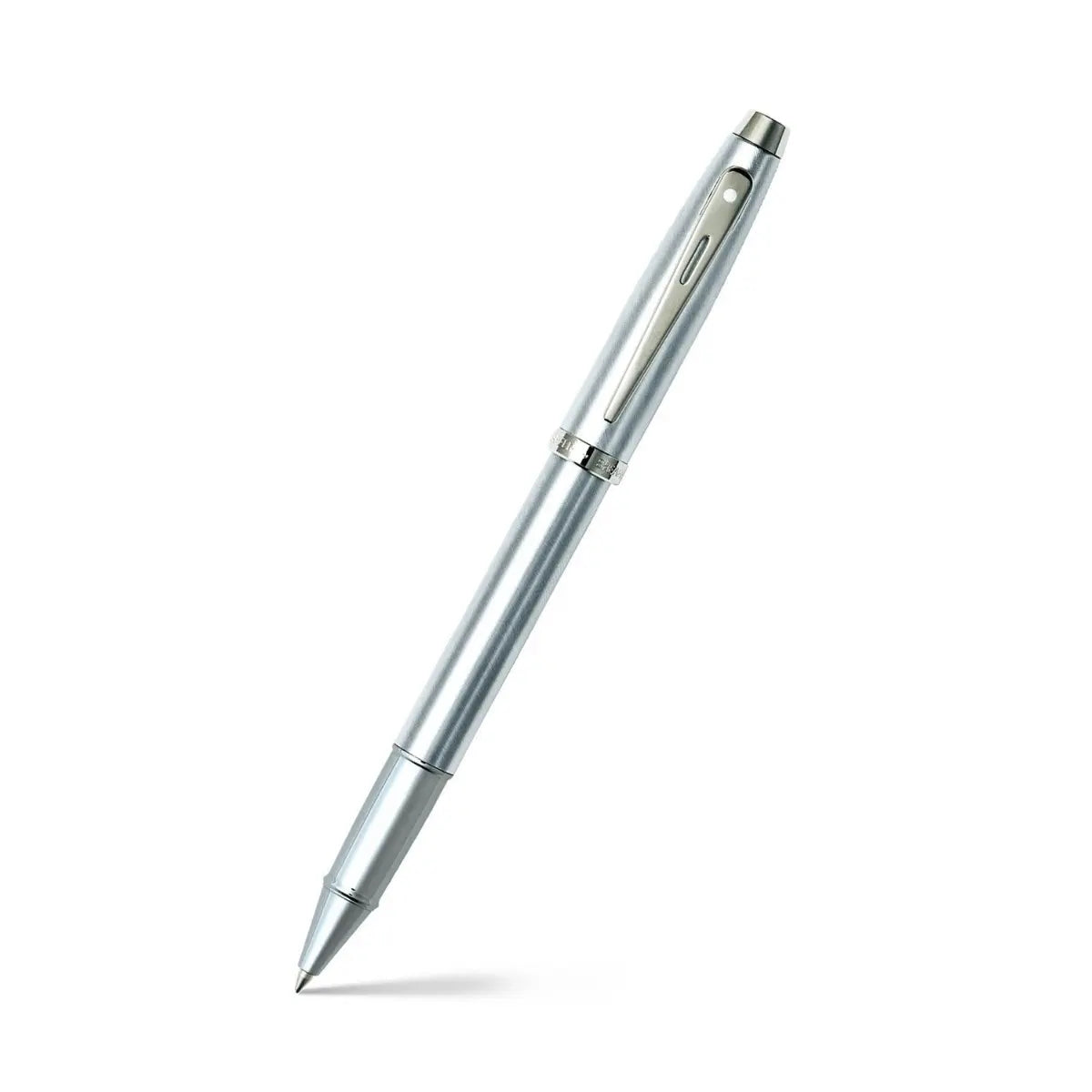Sheaffer Gift Set ft. Brushed Chrome S100 with Chrome Trim as Set of 2 pens -  Rollerball Pen & Fountain pen (M)