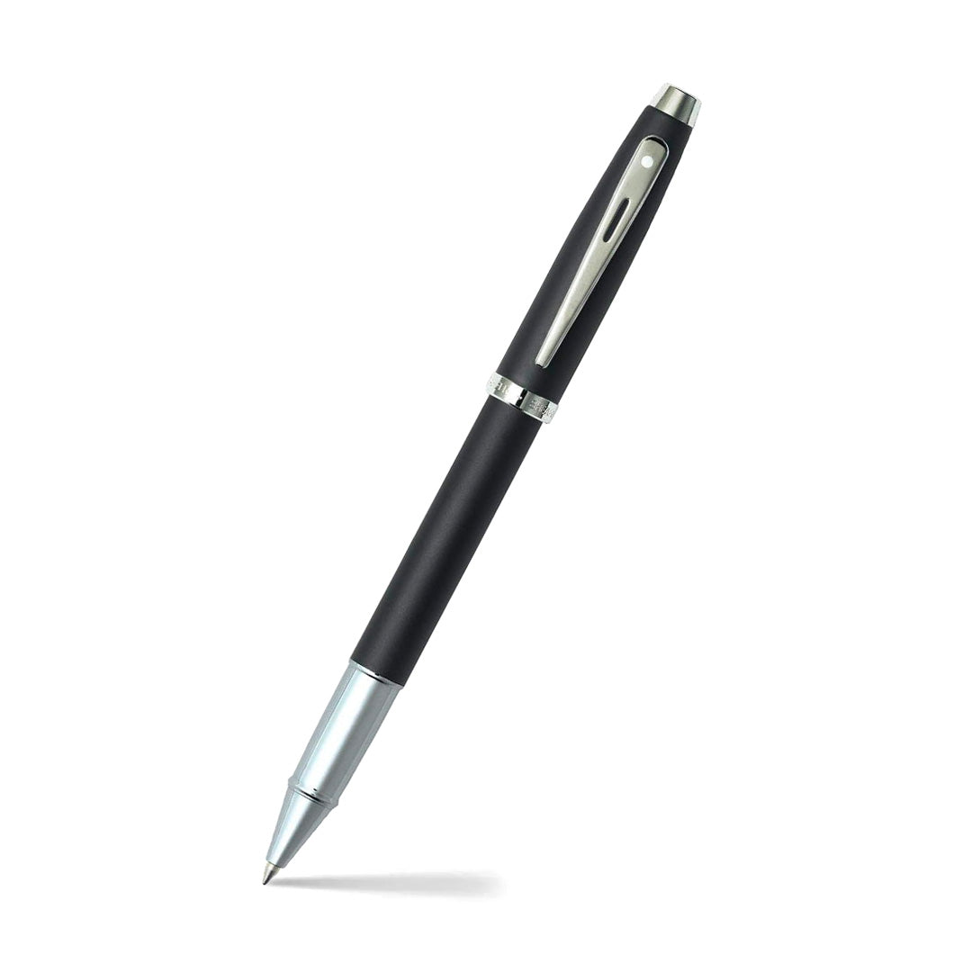 Sheaffer Gift Set ft. Matte Black S100  with Chrome Trim as Set of 2 pens -  Ballpoint Pen & Rollerball pen