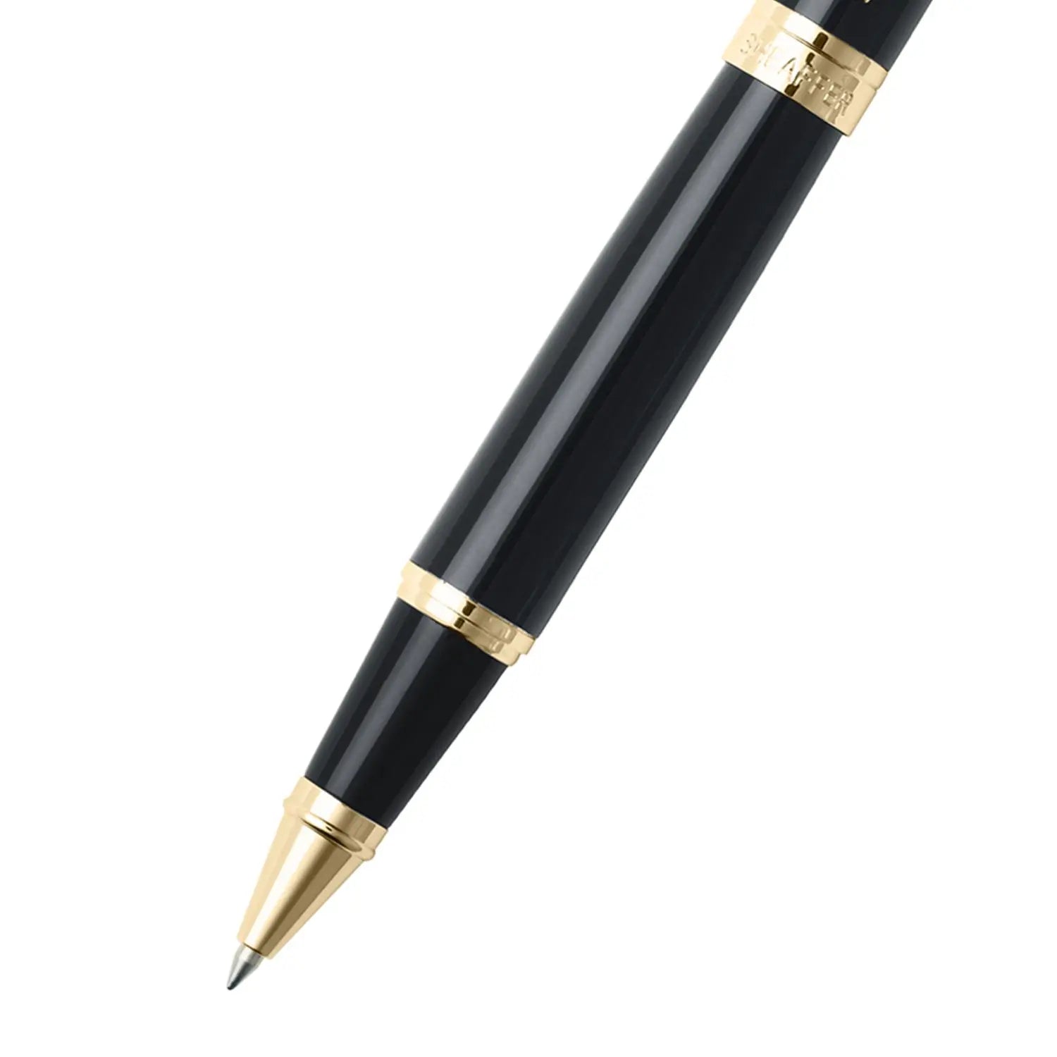 Sheaffer Gift Set ft. Glossy Black S300 with Gold Tone Trim as Set of 2 pens -  Rollerball Pen & Fountain pen (M)