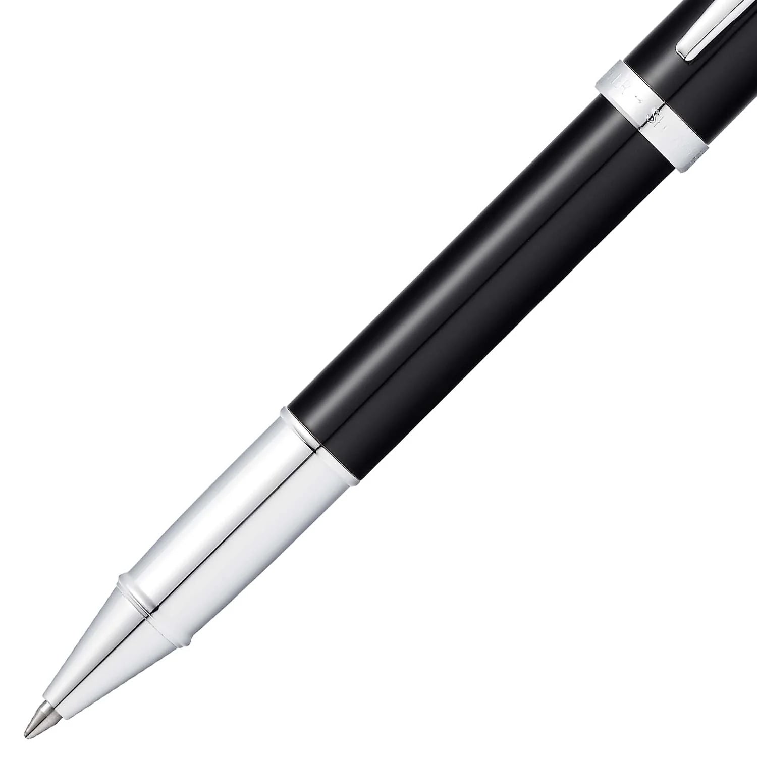 Sheaffer 100 Rollerball Pen Black Lacquer with Chrome Trim