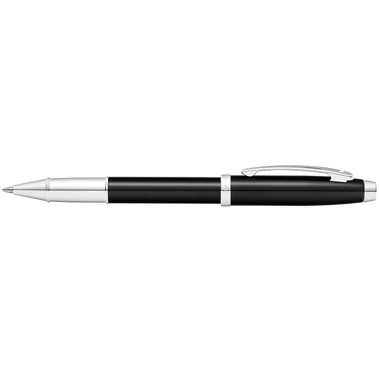 Sheaffer 100 Rollerball Pen Black Lacquer with Chrome Trim