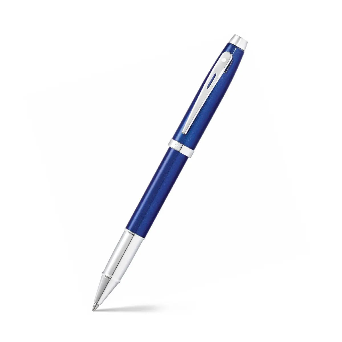 Sheaffer Gift Set ft. Glossy Blue S100 with Chrome Trim as Set of 2 pens -  Ballpoint Pen & Rollerball pen