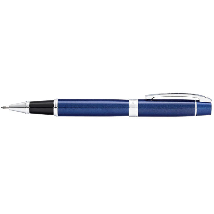 Sheaffer 300 Rollerball Pen Glossy Blue with Chrome Trim